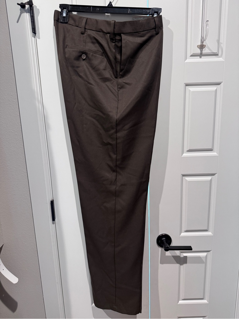 Haggar Men's Dress Pants in Dark Brown 36 x 34